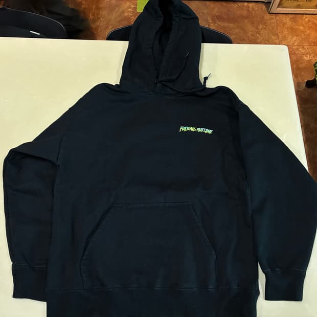 L) 퍼킹어썸 FA 에어플레인 후드티 블랙