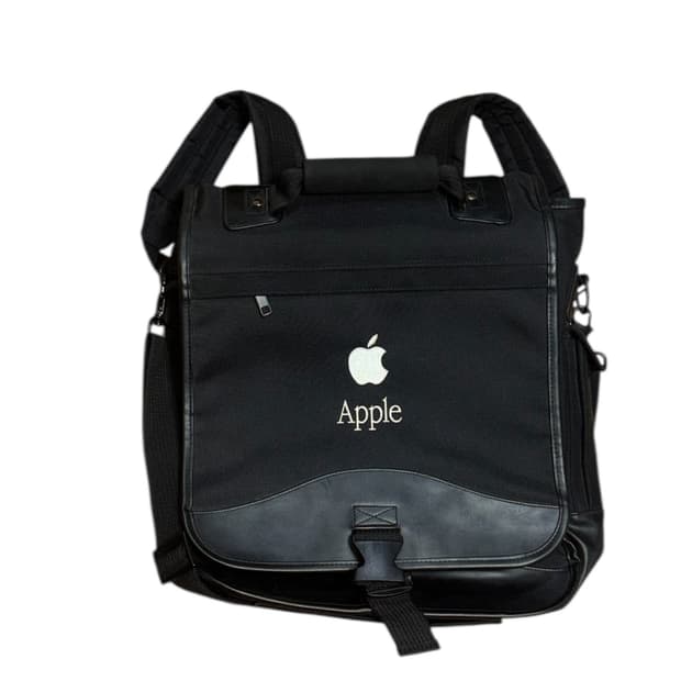 빈티지 애플 로고 백팩 메신저백
