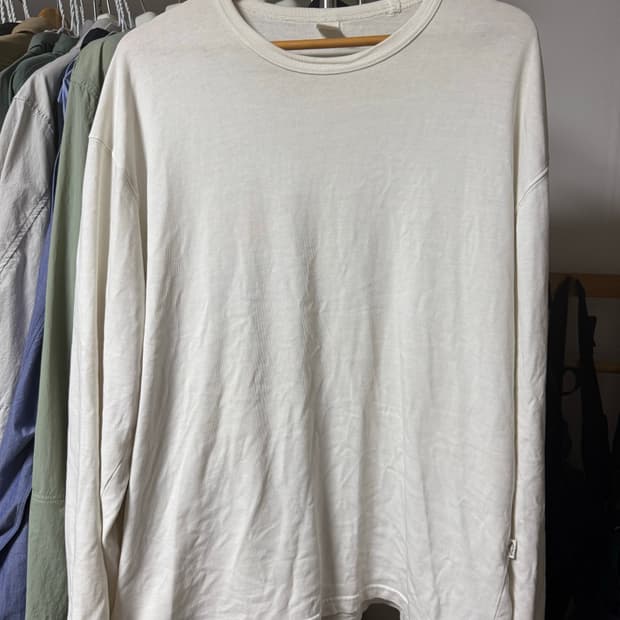 토마스모어 화이트/그레이 롱슬리브 XL 2개