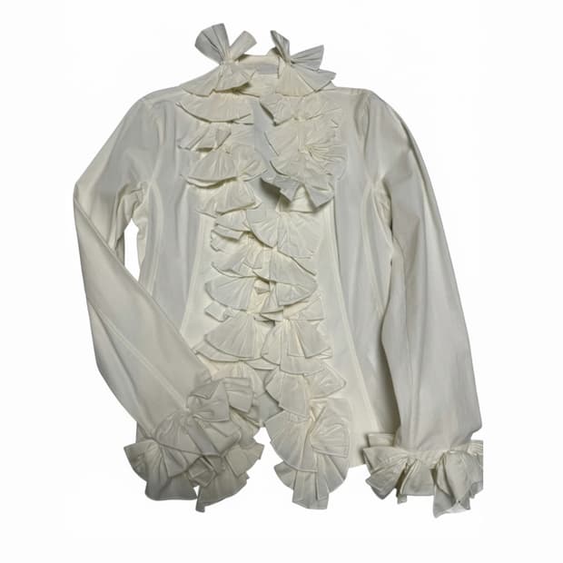 ANNE FONTAINE 프릴 블라우스