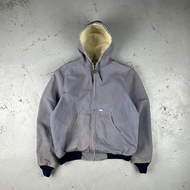 올드 칼하트 써멀 라인드 액티브 자켓 페이디드 블루 그레이