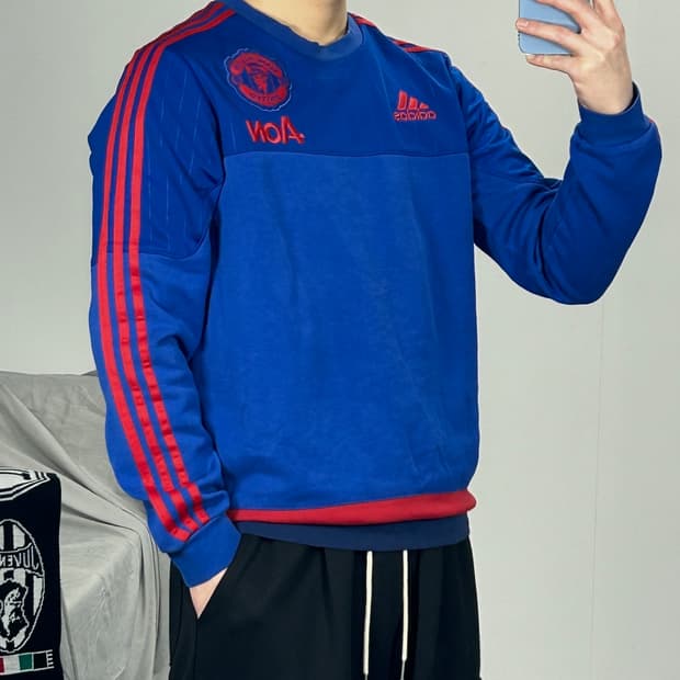 아디다스 15-16 맨체스터 유나이티드 져지 맨투맨 L