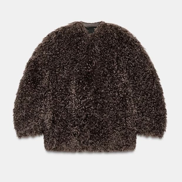 Zara 자라 퍼 코트