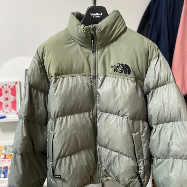 노스페이스 온돌 눕시 패딩 카키 XL