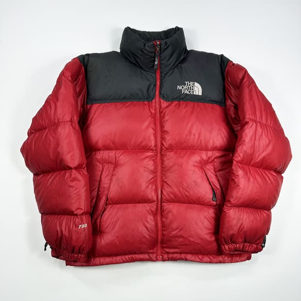 (오염존재) 노스페이스 og 700 눕시 다운 패딩 S