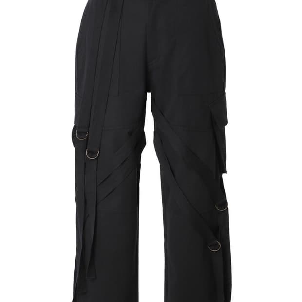 쓰리타임즈 아마존 팬츠 L 블랙 새상품 