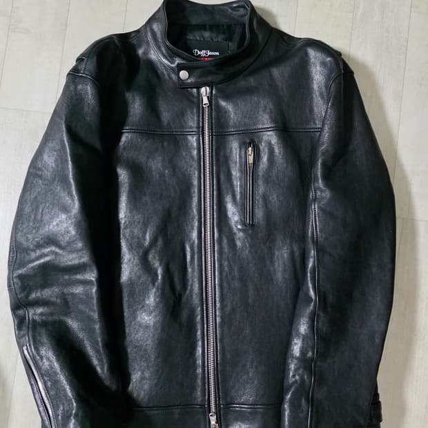 도프제이슨 프리미엄 스탠다드 램스킨 레더 자켓 xl