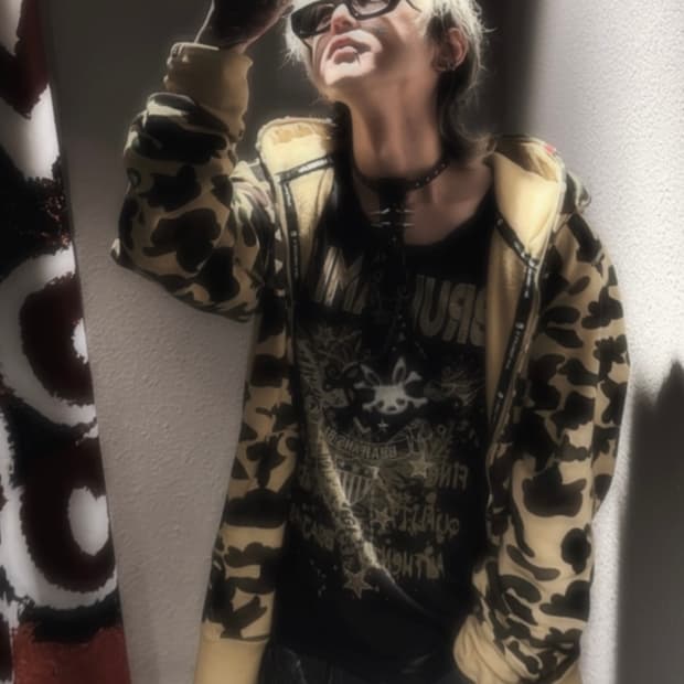 베이프 황계 더블 샤크 후드집업 