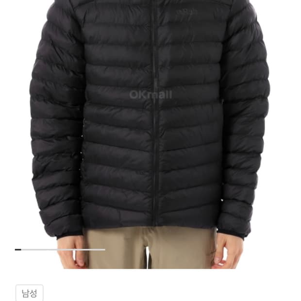 Rab 랩 씨러스 알파인 블랙 패딩 자켓