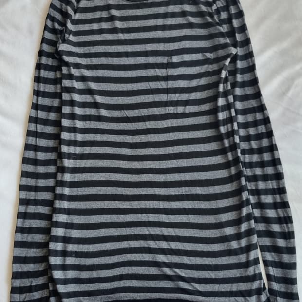 빈티지 DKNY 펑크 스트라이프 티셔츠