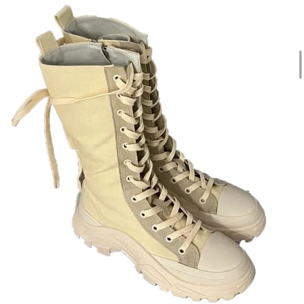 어나더무드 y2k 캔버스 워커 아이보리 250