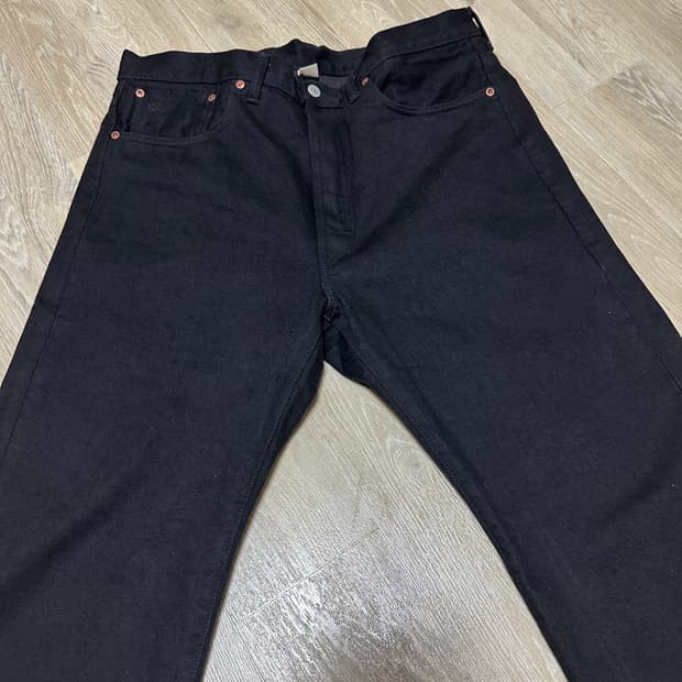 RRL 빈티지 파이브포켓 블랙온블랙 36X30 판매합니다
