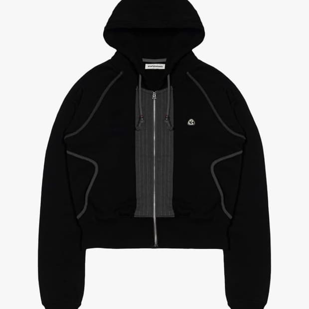 코이세이오 퍼커링 후드집업 블랙