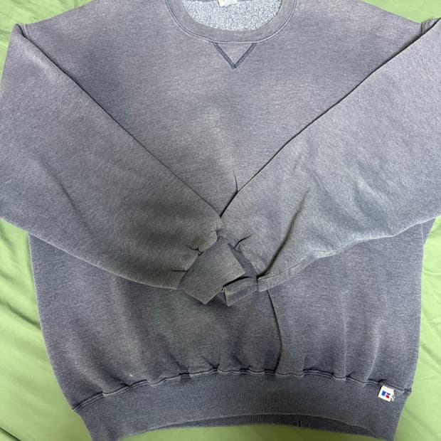 90s 빈티지 러셀 스웻 맨투맨 xxl 차콜