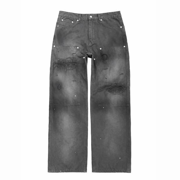 블랙아웃 Larry doubleknee pants
