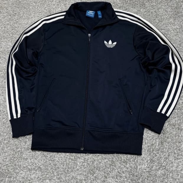 아디다스 파이어버드 블랙 검정 트랙탑 져지집업 100/L