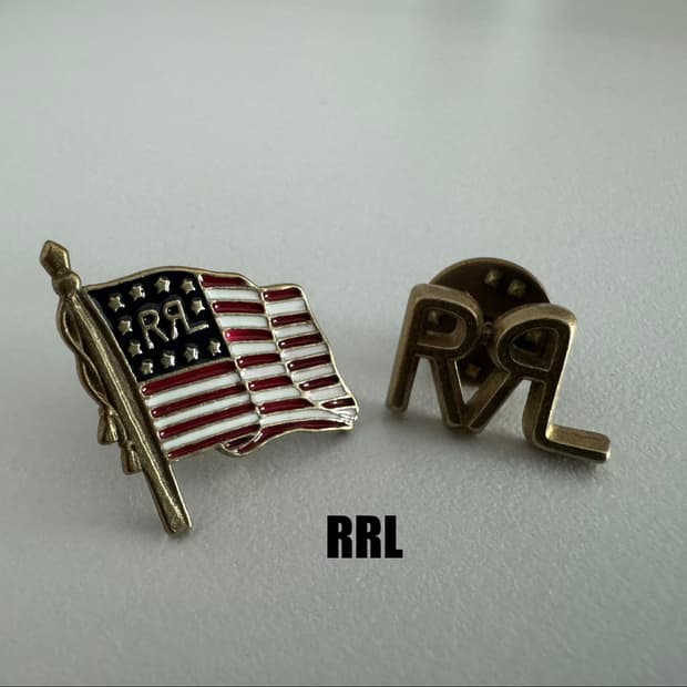 [OS] RRL 더블알엘 핀 브로치 2pcs