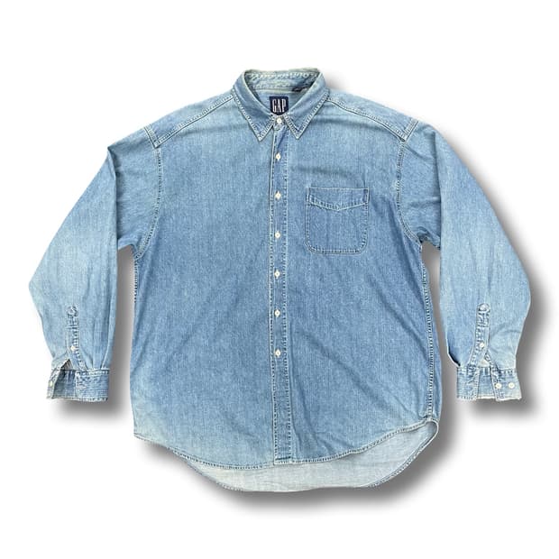 [XL] 갭 GAP 90s 빈티지 오버핏 데님 셔츠