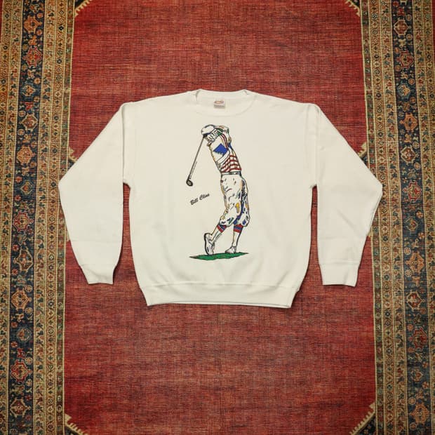 90s 빈티지 골프 나염 스웻셔츠 판매