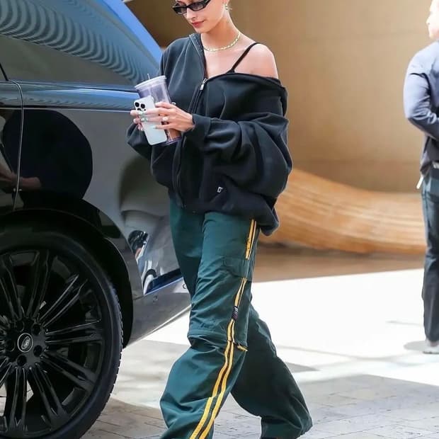 [M] 90s 빈티지 러셀 후드집업 블랙