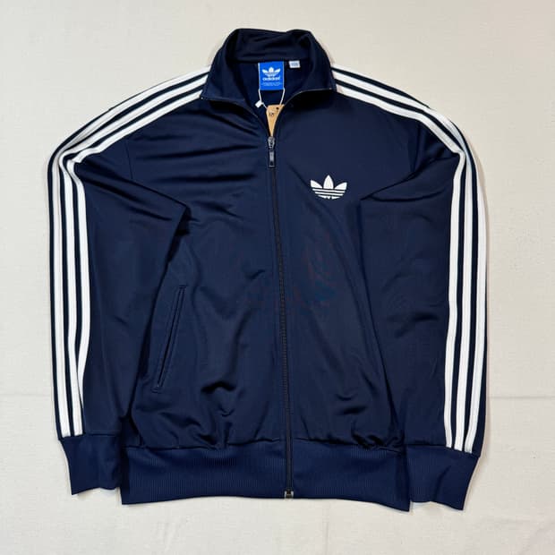 95) 아디다스 파이어버드 삼선 져지 트랙탑 집업 네이비 A3