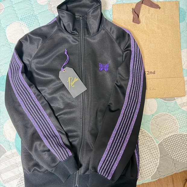 니들스xB'2nd 한정 별주 라메 트랙 자켓