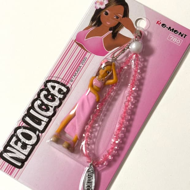 네오리카 neo licca 하와이안 갸루 핑크 스트랩