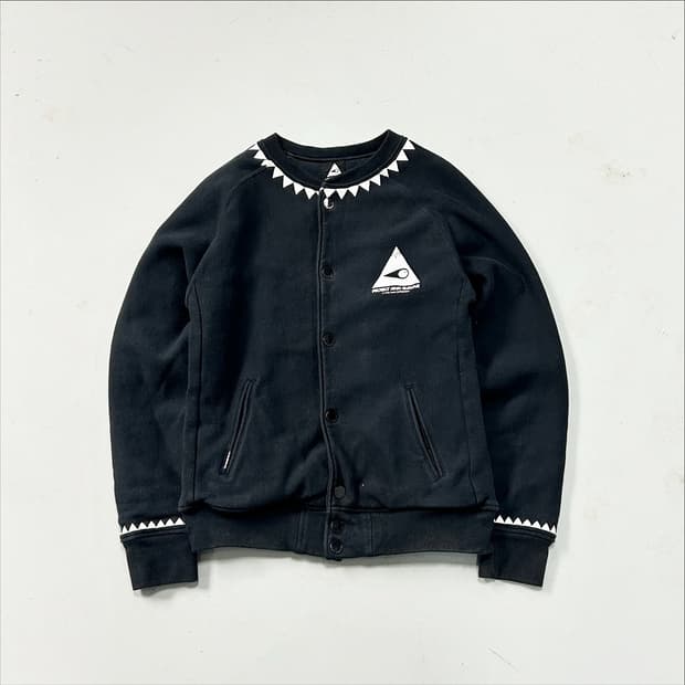 알뉴볼드 X GOODHOOD 스웻 스타디움 자켓