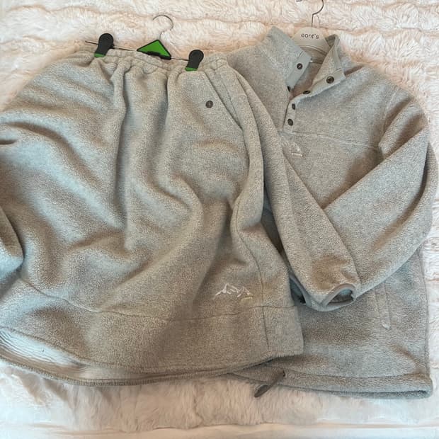 에옹쓰 마운틴 플리스 세트 오트밀