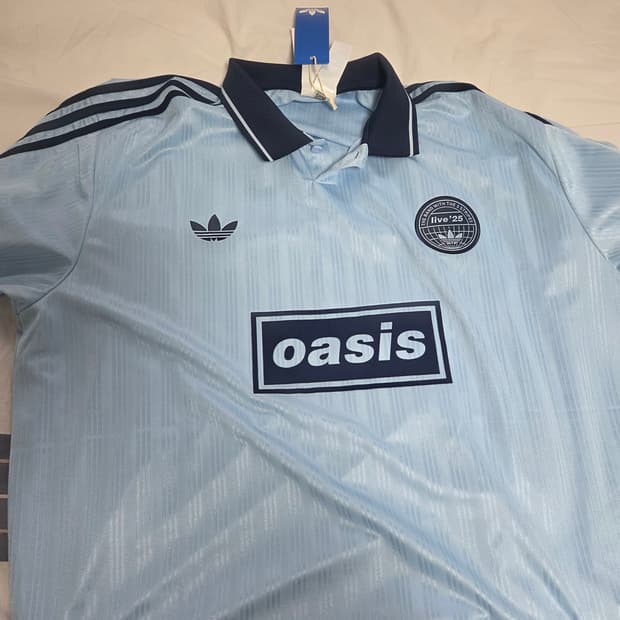 아디다스 오아시스 자카드 져지 스카이블루