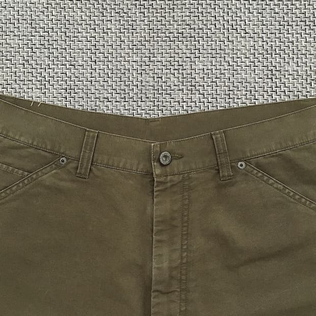 90s olive duck canvas carpenter shorts