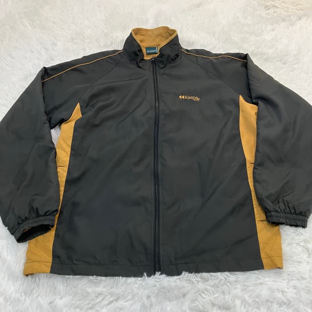 빈티지 카파 브라운 블랙 점퍼 816 y2k 스트릿 갸루 펑키 일본빈티지