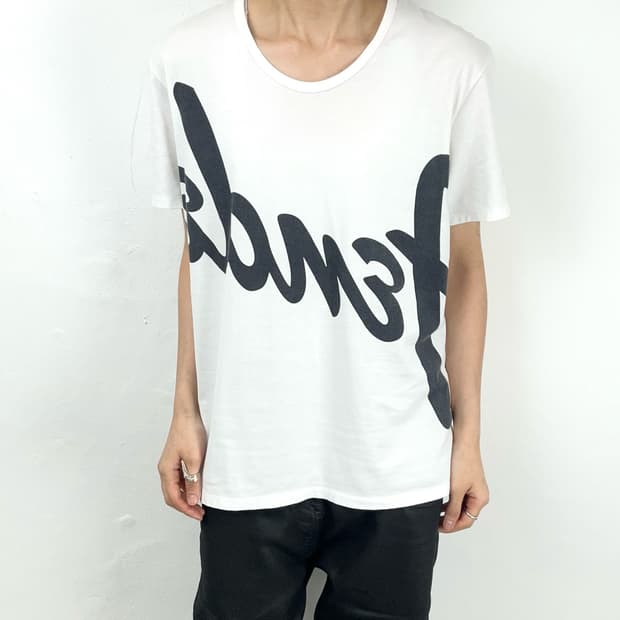 LAD MUSICIAN Big Logo Print T-Shirt