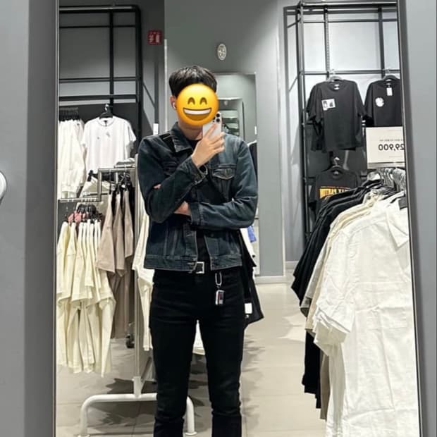 생 로랑 퍼머넌트 블랙진 30