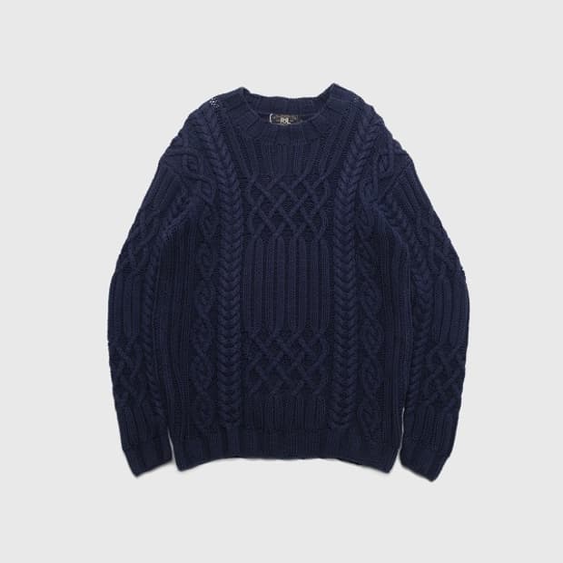 cotton cable knit sweater