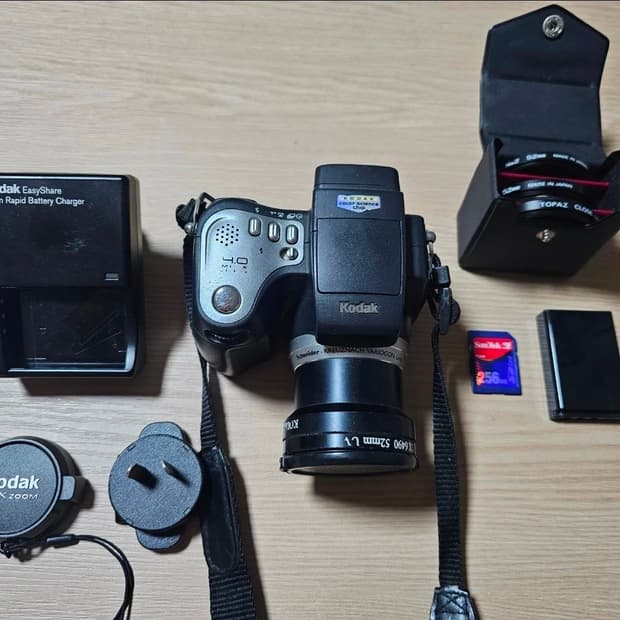코닥 이지쉐어 DX6490 + 토파즈 접사 필터 3종 + 구성품 포함