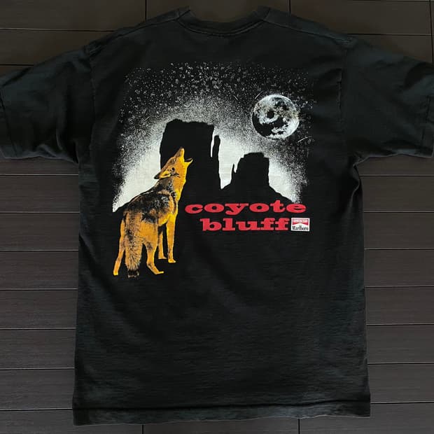 (XL) 90s 빈티지 말보로 코요테 티셔츠