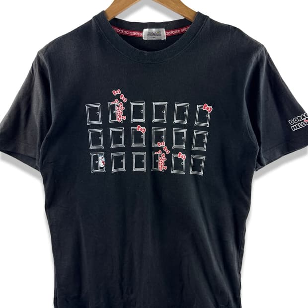 헬로키티X도라에몽 프린팅 반팔티2189