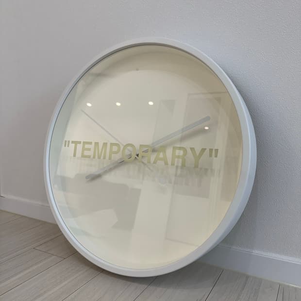 버질아블로 X 이케아 마르케라드 탬포러리 벽시계 화이트