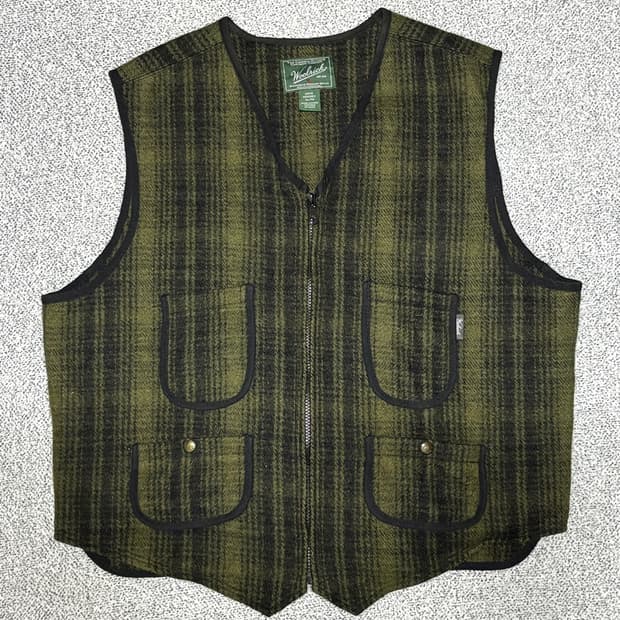 Woolrich 울리치 빈티지 울 트위드 헌팅 베스트