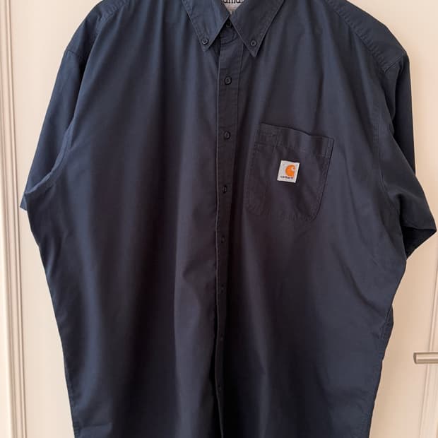 칼하트(Carhartt) 다크네이비 워크 반팔 셔츠 2XL