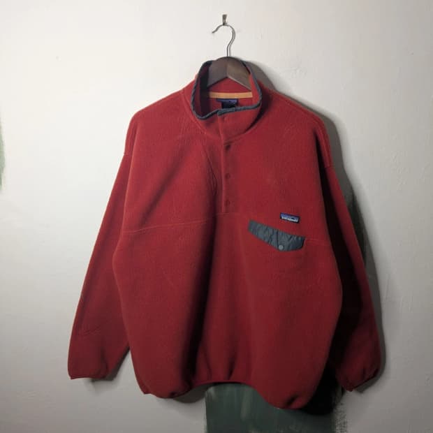 XL 빈티지 90S 포르투칼메이드 파타고니아 신칠라 레드