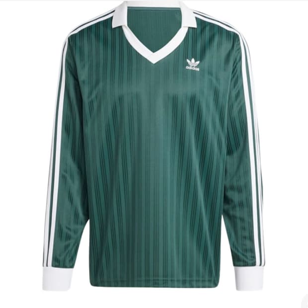 아디다스 아디컬러 피케 풋볼 롱슬리브 미네랄 그린 - KR 사이즈