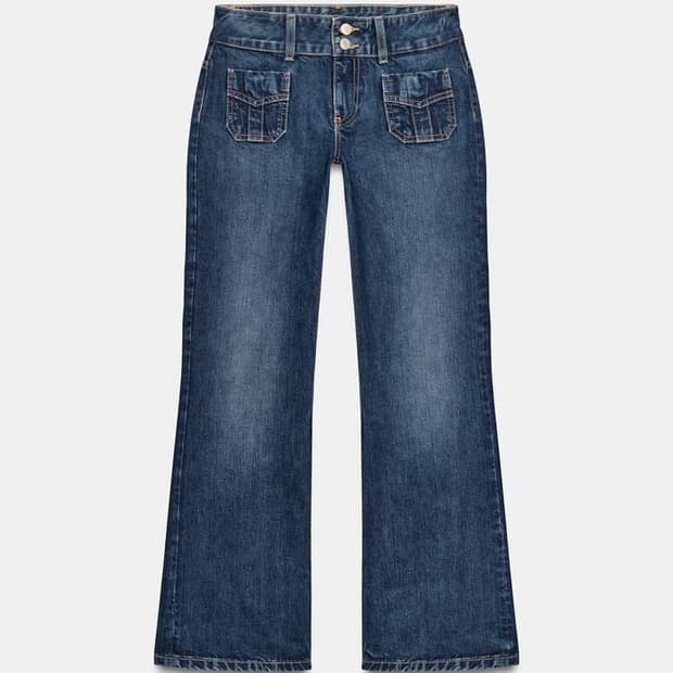 Zara 9부 데님 팬츠