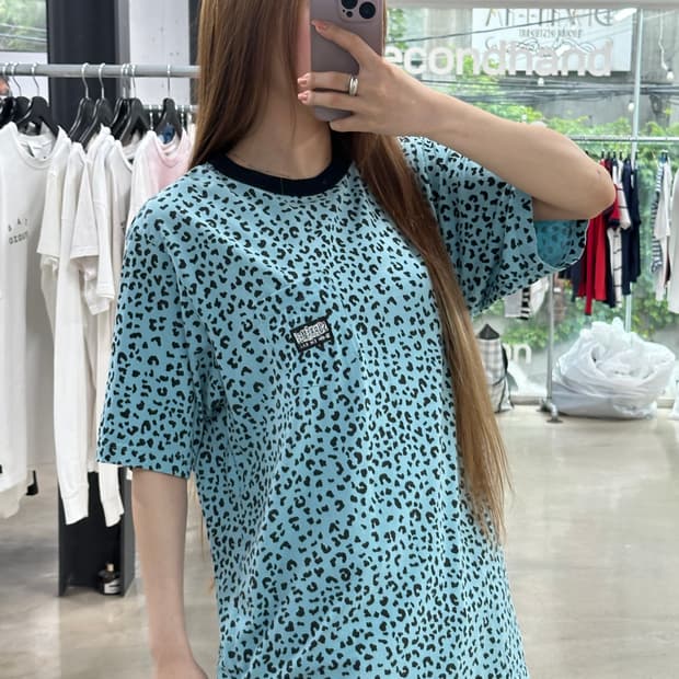슈프림 16SS 레오파드 포켓반팔티 