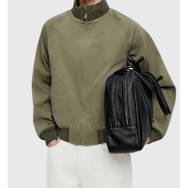 유스 워시드 탱커 자켓 L