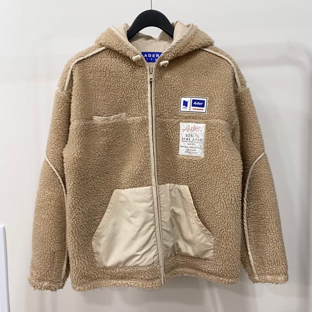 아더에러 리버시블 후드 후리스 자켓