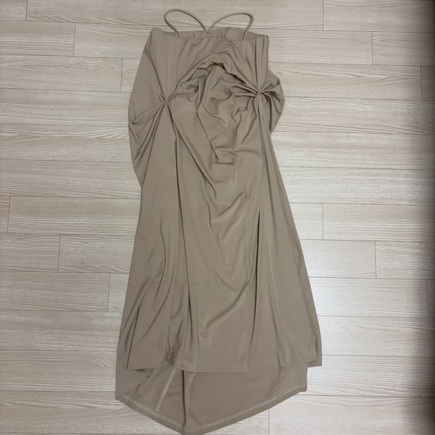 2000아카이브 드레이핑 맥시 스커트