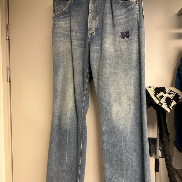 니들스 x lee 부츠컷 팝니다