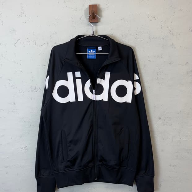 아디다스 빅로고 트랙탑 져지